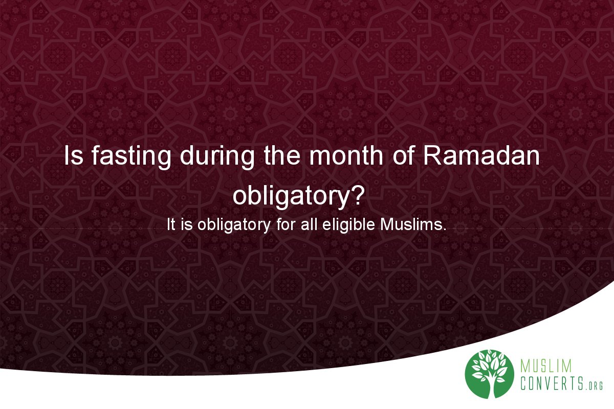 is-fasting-during-the-month-of-ramadan-obligatory