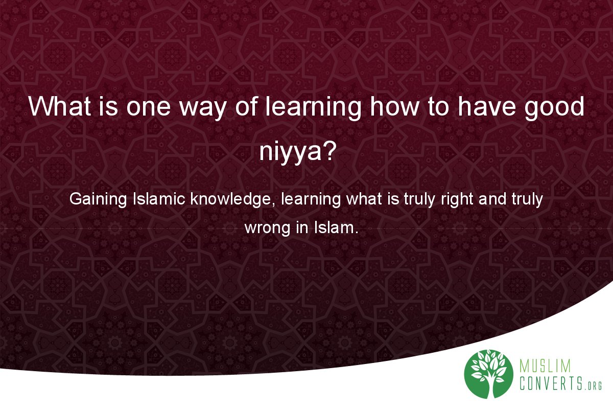 what-is-one-way-of-learning-how-to-have-good-niyya